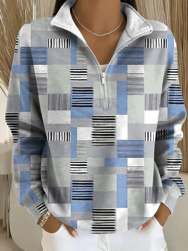 Kyra™ – Block Quarter-Zip Sweatshirt