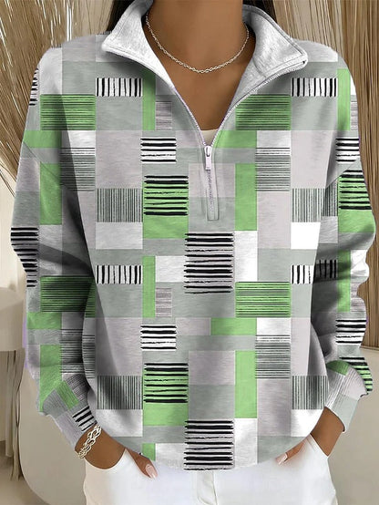 Kyra™ – Block Quarter-Zip Sweatshirt