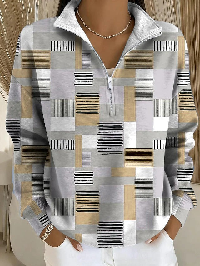 Kyra™ – Block Quarter-Zip Sweatshirt