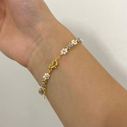 Blommigt Pärlarmband | Tillsammans mot Diabetes